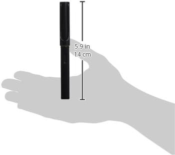 image:imageLAMY ALstar black Fountain Pen with ergonomic grip amp black steel nib in size M lightweight aluminum body including LAMY T 10 blue cartridge RightHandedblack