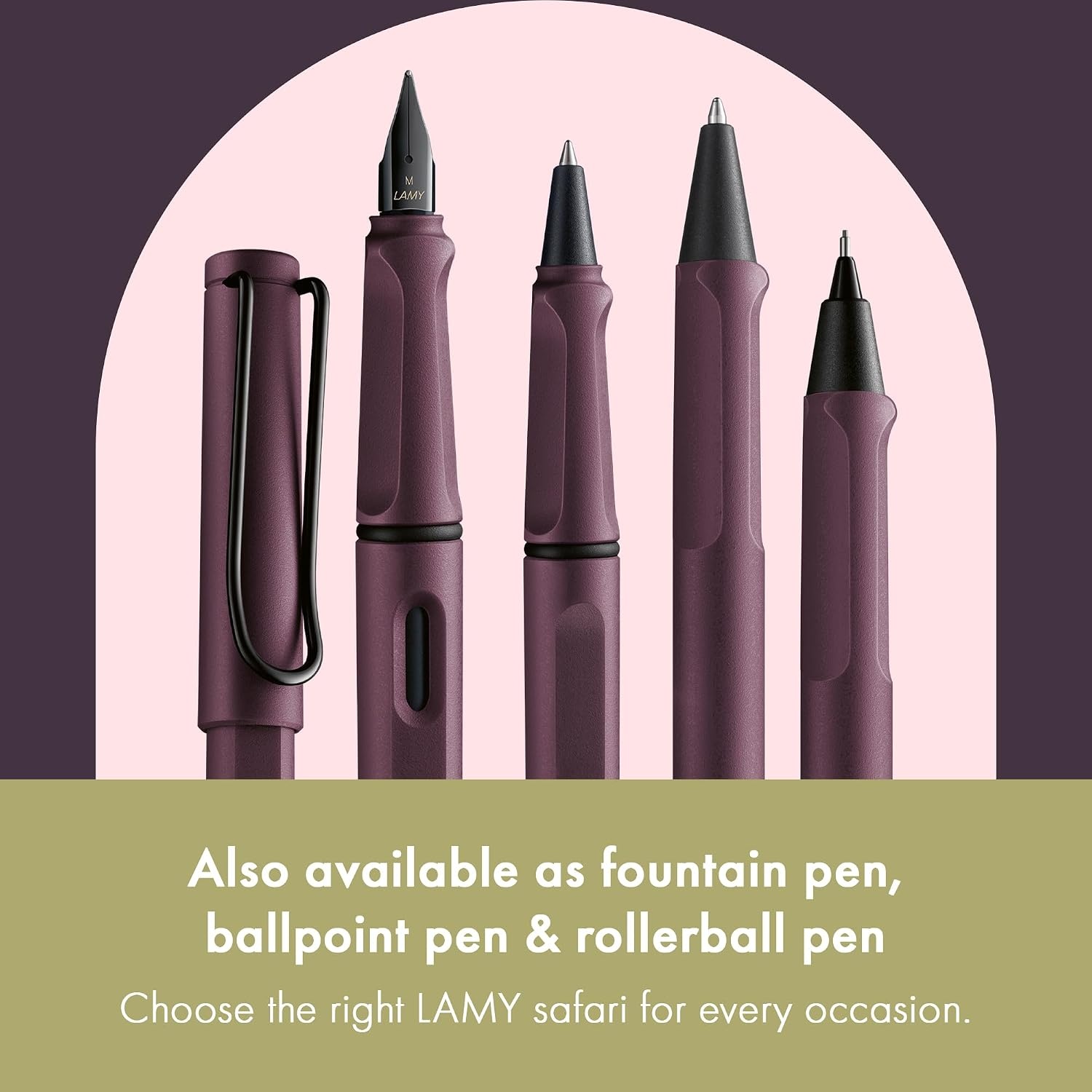 image:imageLAMY safari aquasky Mechanical Pencil with ergonomic grip amp body made of robust ASA plastic ideal for drawing amp writing including LAMY M 41 fine line refill 05 mm amp eraser tipScarlet
