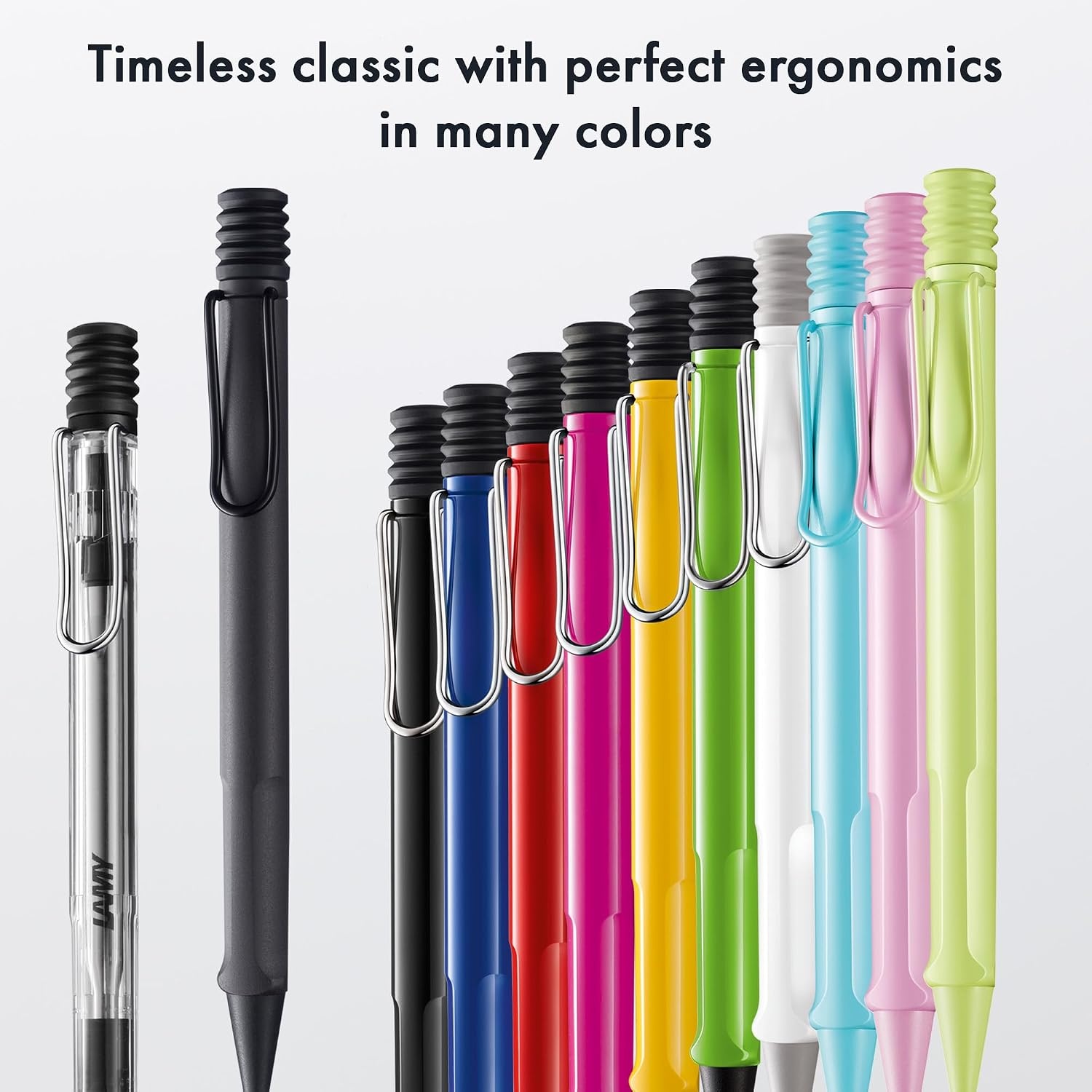 image:imageLamy safari umbra Ballpoint Pen with ergonomic grip amp line width M for pleasant long writing made of robust ASA plastic including large capacity refill M 16 in blacksunset