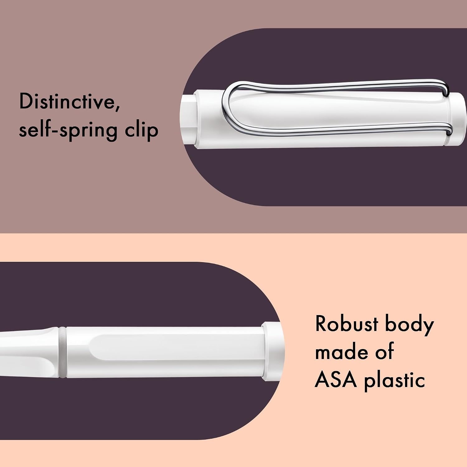image:imageLamy safari umbra Rollerball Pen with ergonomic grip amp line width M for pleasant long writing made of robust ASA plastic including rollerball refill M 63 in bluewhite