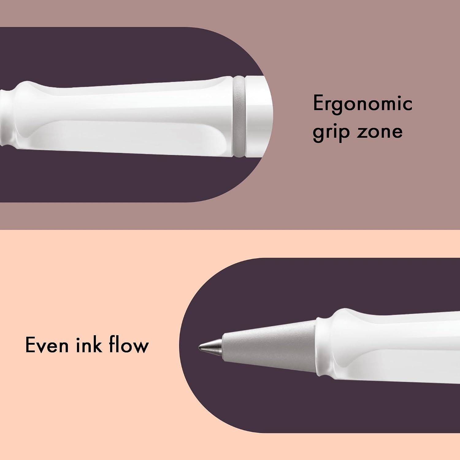 image:imageLamy safari umbra Rollerball Pen with ergonomic grip amp line width M for pleasant long writing made of robust ASA plastic including rollerball refill M 63 in bluewhite