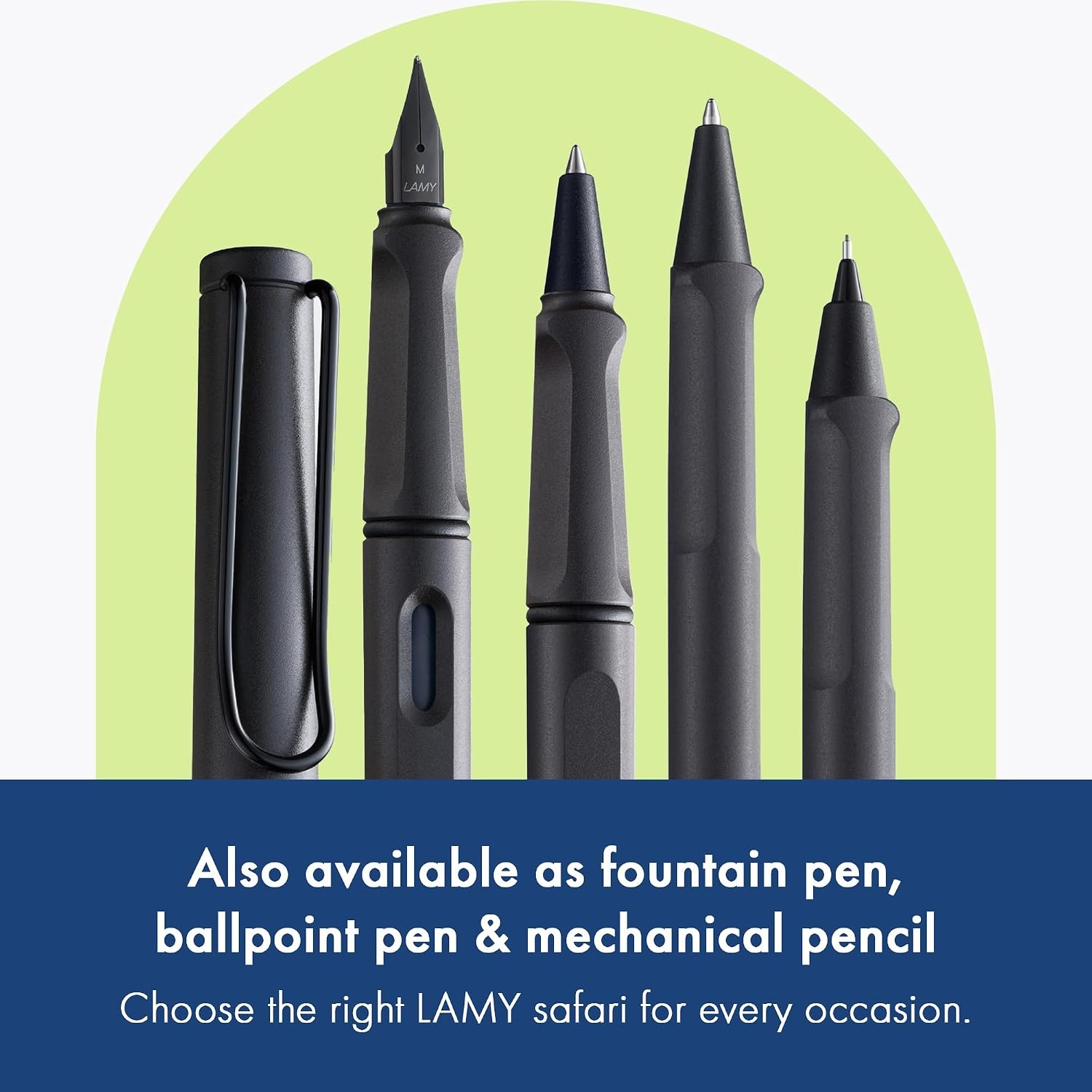 image:imageLamy safari umbra Rollerball Pen with ergonomic grip amp line width M for pleasant long writing made of robust ASA plastic including rollerball refill M 63 in blueumbra