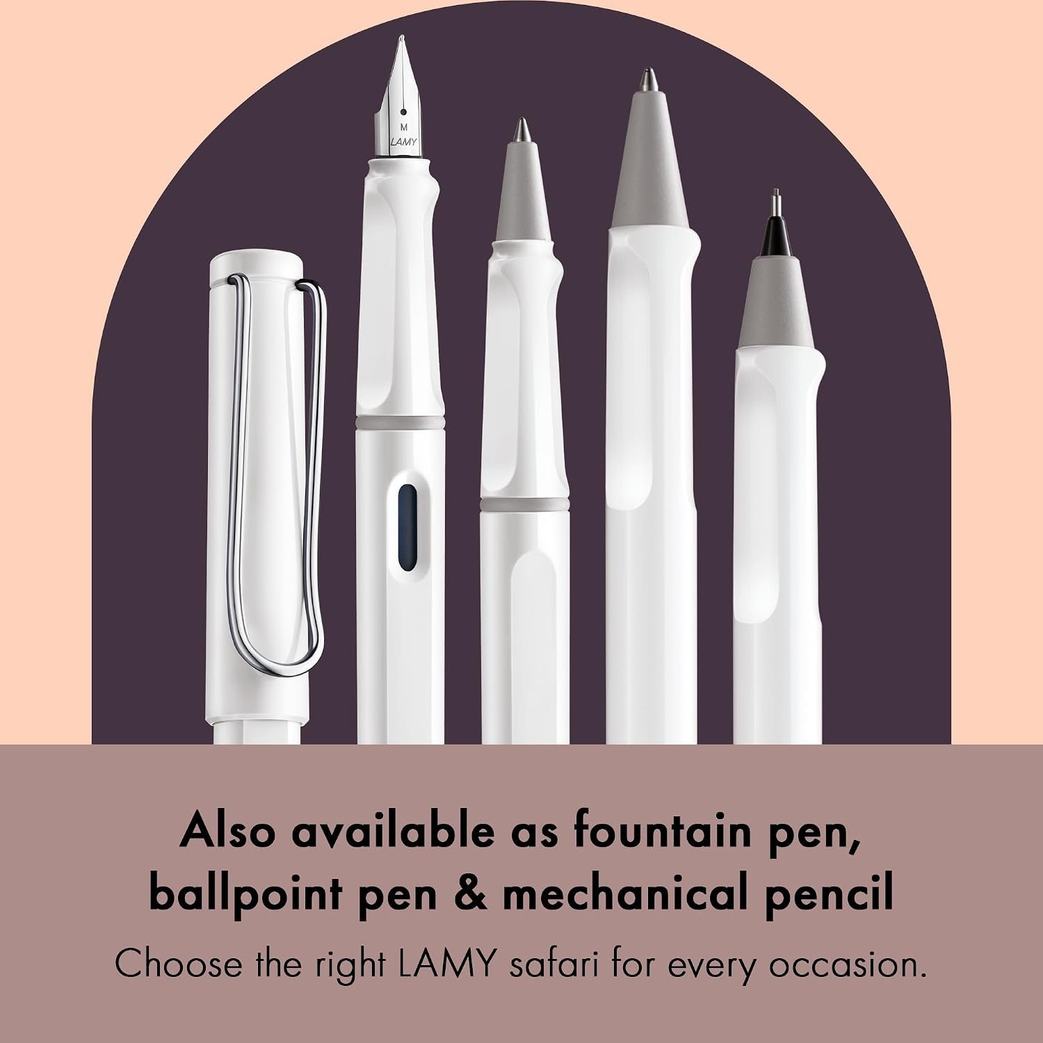 image:imageLamy safari umbra Rollerball Pen with ergonomic grip amp line width M for pleasant long writing made of robust ASA plastic including rollerball refill M 63 in bluewhite