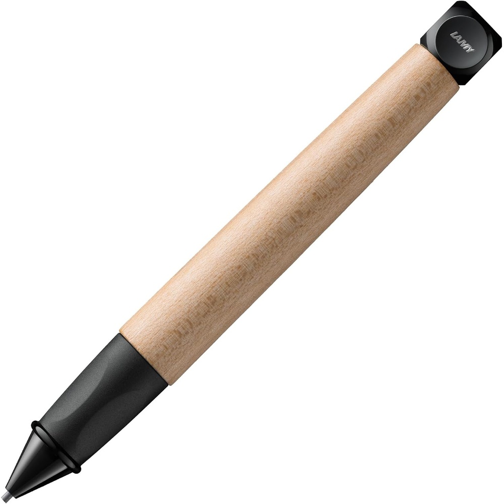 image:imageLAMY abc red childfriendly Mechanical Pencil for writing beginners with ergonomic grip amp robust maple wood including LAMY M 44 fine line refill 14 mmBlack