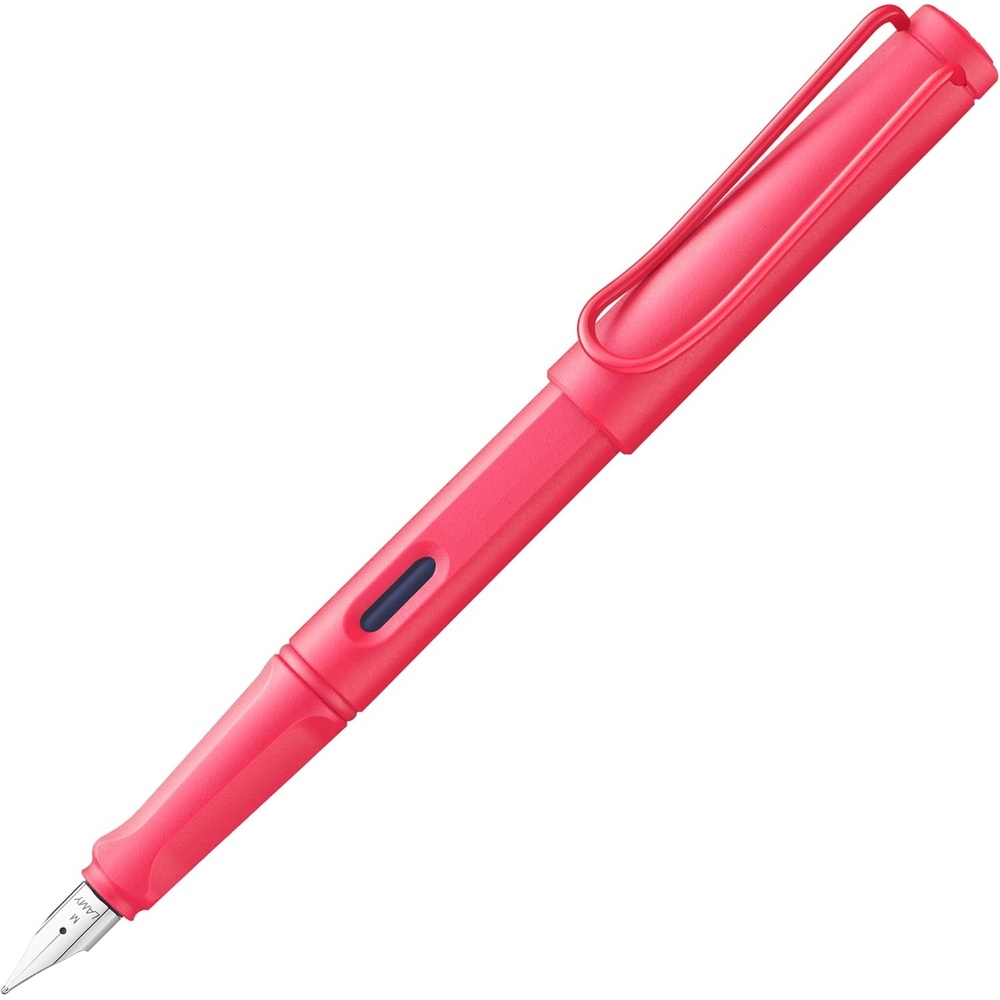 image:imageLAMY safari umbra Fountain Pen with ergonomic grip amp black steel nib in size M ideal for any Writing amp Calligraphy including LAMY T 10 blue cartridge RightHandedsunset
