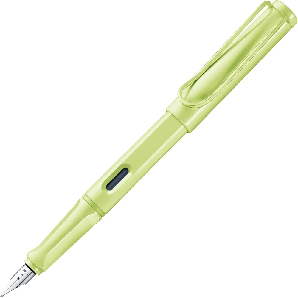 image:imageLAMY safari umbra Fountain Pen with ergonomic grip amp black steel nib in size M ideal for any Writing amp Calligraphy including LAMY T 10 blue cartridge RightHandedspringgreen