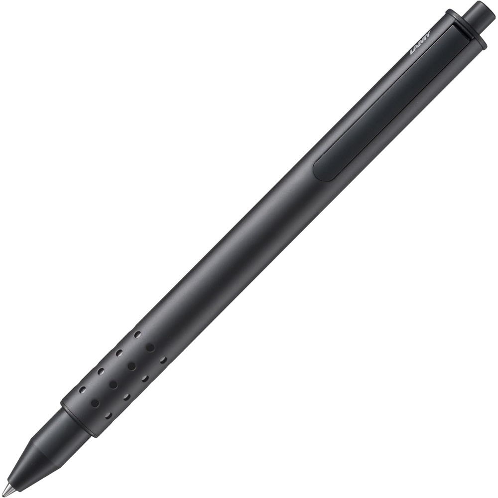 image:imageLamy swift Palladium modest rollerball pen with a smooth writing experience robust metal casing amp line width B M 66 rollerball refill in blueMatte Black