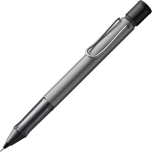image:imageLAMY ALstar black  Mechanical Pencil with transparent ergonomic grip amp lightweight aluminum body  including LAMY M 41 fine line refill 05 mm amp eraser tipGraphite