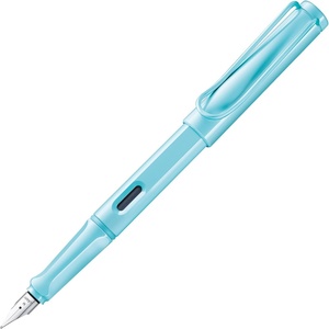 image:imageLAMY safari umbra  Fountain Pen with ergonomic grip amp black steel nib in size M  ideal for any Writing amp Calligraphy  including LAMY T 10 blue cartridge  RightHandedaquasky