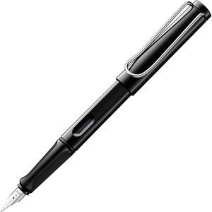 image:imageLAMY safari umbra  Fountain Pen with ergonomic grip amp black steel nib in size M  ideal for any Writing amp Calligraphy  including LAMY T 10 blue cartridge  RightHandedblack
