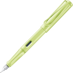 image:imageLAMY safari umbra  Fountain Pen with ergonomic grip amp black steel nib in size M  ideal for any Writing amp Calligraphy  including LAMY T 10 blue cartridge  RightHandedspringgreen