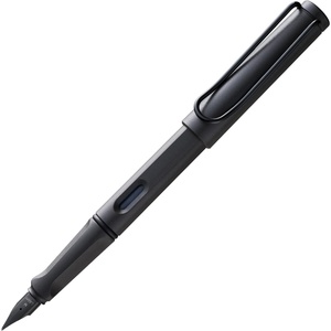 image:imageLAMY safari umbra  Fountain Pen with ergonomic grip amp black steel nib in size M  ideal for any Writing amp Calligraphy  including LAMY T 10 blue cartridge  RightHandedumbra