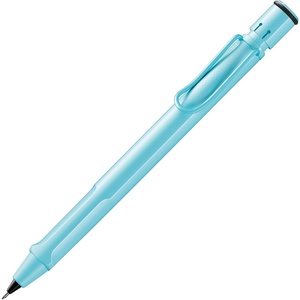 image:imageLAMY safari white  Mechanical Pencil with ergonomic grip amp body made of robust ASA plastic  ideal for drawing amp writing  including LAMY M 41 fine line refill 05 mm amp eraser tipAquasky
