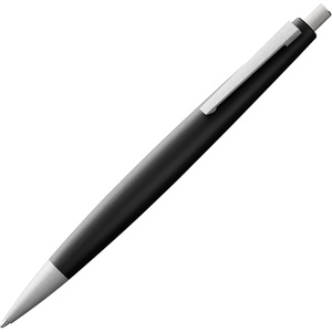 image:imageLamy 2000 black  elegant ballpoint pen in robust fibreglass barrel  perfectly balanced  incl giant refill M 16 in line width M in blackblack