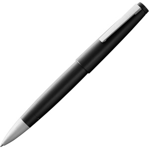 image:imageLamy 2000 black  elegant rollerball pen in robust fibreglass barrel  perfectly balanced amp in line width M M 63 rollerball refill in blackblack