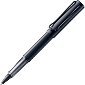 image:imageLamy ALstar black purple  Rollerball Pen pen with transparent ergonomic grip amp line width M  lightweight aluminum body  including rollerball refill M 63 in blackblack