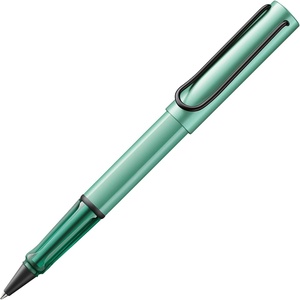 image:imageLamy ALstar black purple  Rollerball Pen pen with transparent ergonomic grip amp line width M  lightweight aluminum body  including rollerball refill M 63 in blackmint
