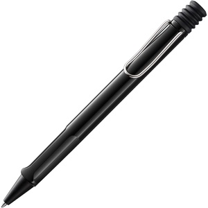 image:imageLamy safari umbra  Ballpoint Pen with ergonomic grip amp line width M  for pleasant long writing  made of robust ASA plastic  including large capacity refill M 16 in blackblack