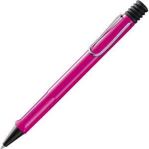 image:imageLamy safari umbra  Ballpoint Pen with ergonomic grip amp line width M  for pleasant long writing  made of robust ASA plastic  including large capacity refill M 16 in blackpink