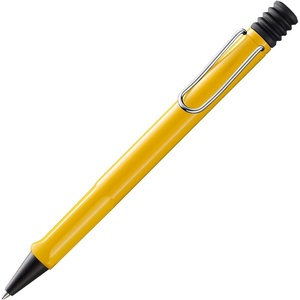 image:imageLamy safari umbra  Ballpoint Pen with ergonomic grip amp line width M  for pleasant long writing  made of robust ASA plastic  including large capacity refill M 16 in blackyellow