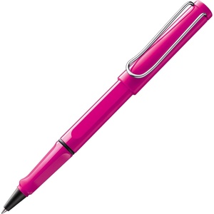 image:imageLamy safari umbra  Rollerball Pen with ergonomic grip amp line width M  for pleasant long writing  made of robust ASA plastic  including rollerball refill M 63 in bluepink