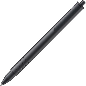 image:imageLamy swift Palladium  modest rollerball pen with a smooth writing experience  robust metal casing amp line width B M 66 rollerball refill in blueMatte Black