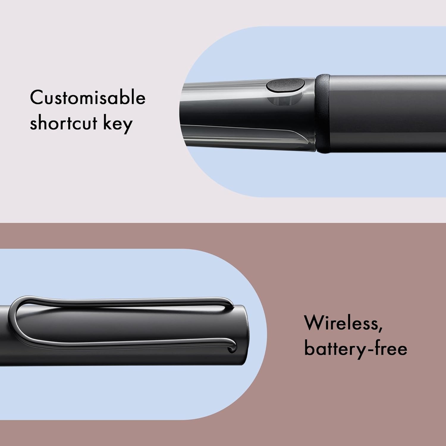 image:imageLAMY ALStar EMR Black PCEL tip Stylus Pen for Many Android Devices Touchscreen Pen with Ergonomic Grip Precise Writing amp Drawing on Digital Media with Function Buttonblack