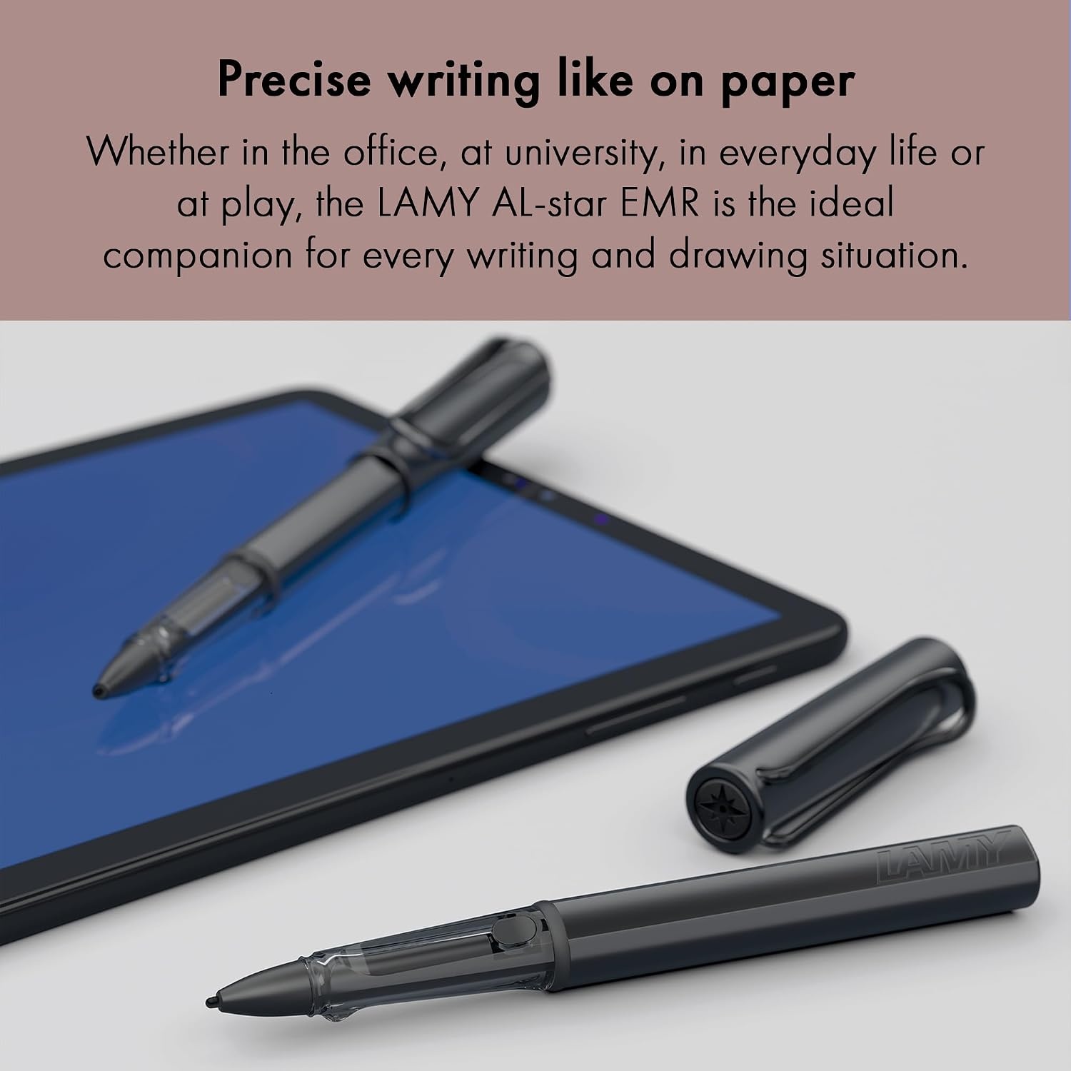 image:imageLAMY ALStar EMR Stylus Pen Replacement Tips 4 pcs Replaceable LAMY Z108 EMR Pen POM Round tip Ideal for Rough Matte Surfaces 07 mm tip RadiusZ108 POM round tip