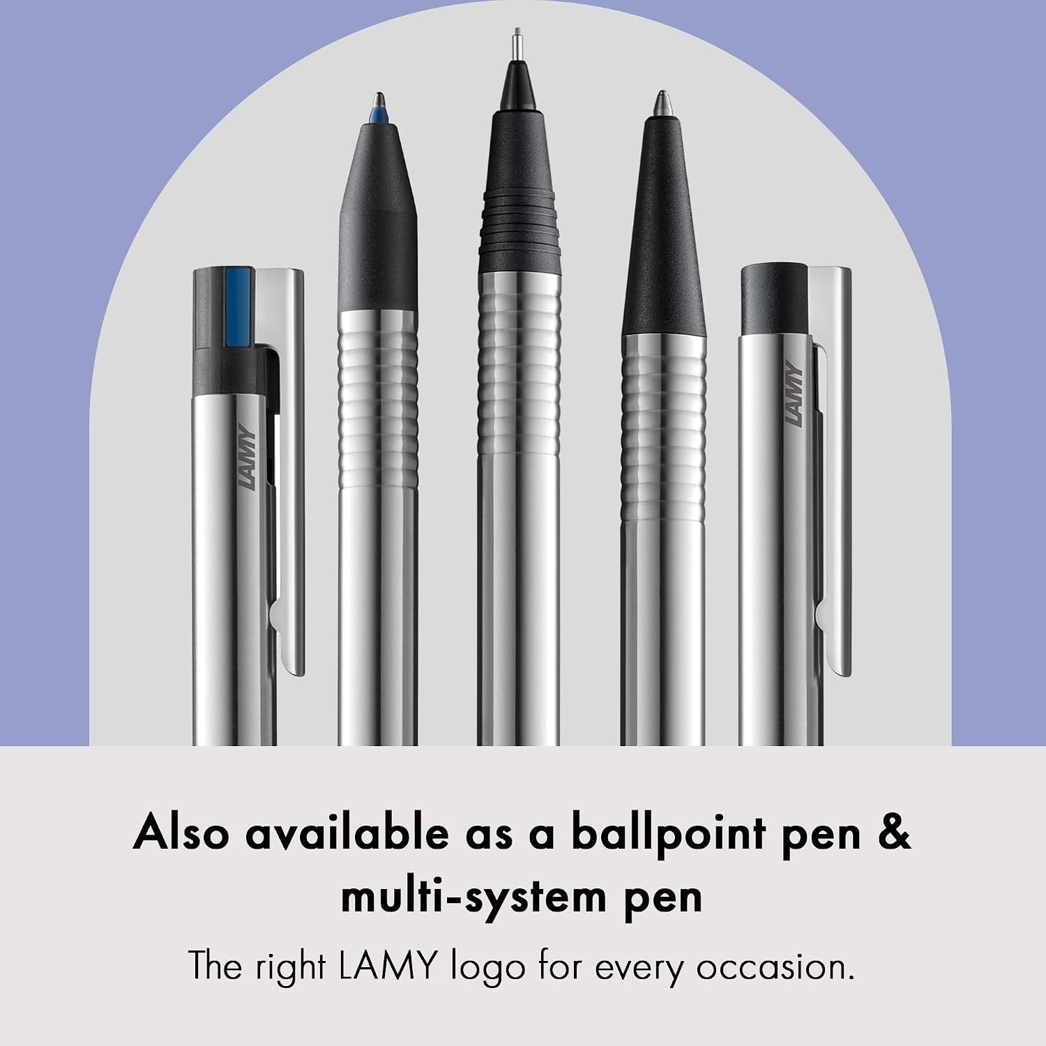 image:imageLAMY logo brushed timeless Mechanical Pencil with high functionality amp case made of robust stainless steel including LAMY M 40 fineline refill 07 mmmatt black