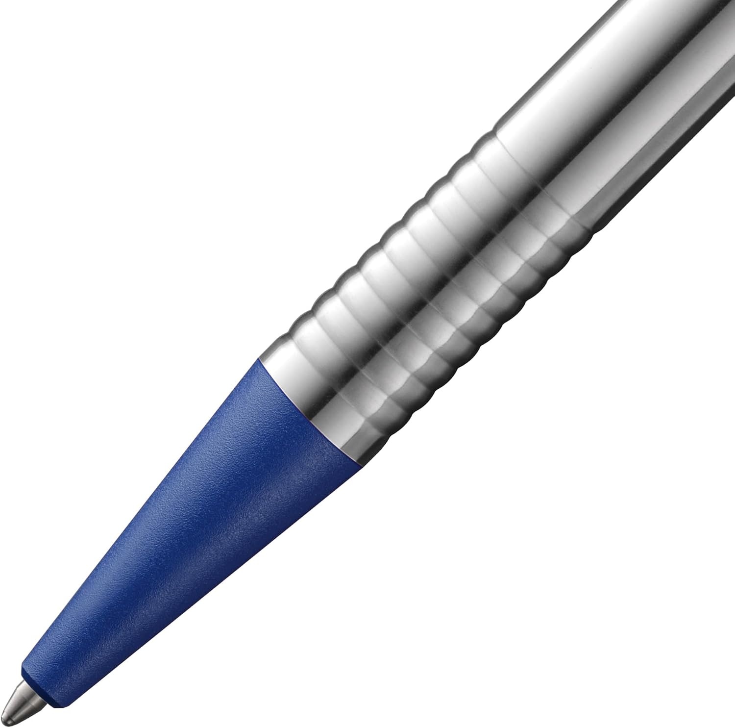 image:imageLamy logo matt green Ballpoint Pen in an elegant amp robust stainless steel case line width M including large capacity refill M 16 in greenmatt blue