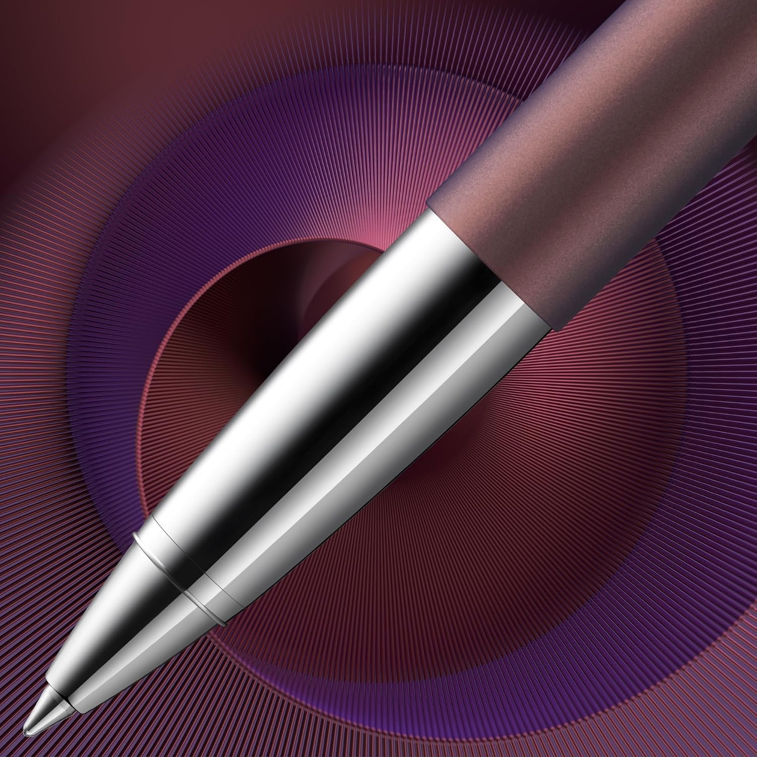 image:imageLamy studio brushed rollerball pen in elegant metal barrel with propellershaped clip amp in line width M M 63 rollerball refill in blackorion matt