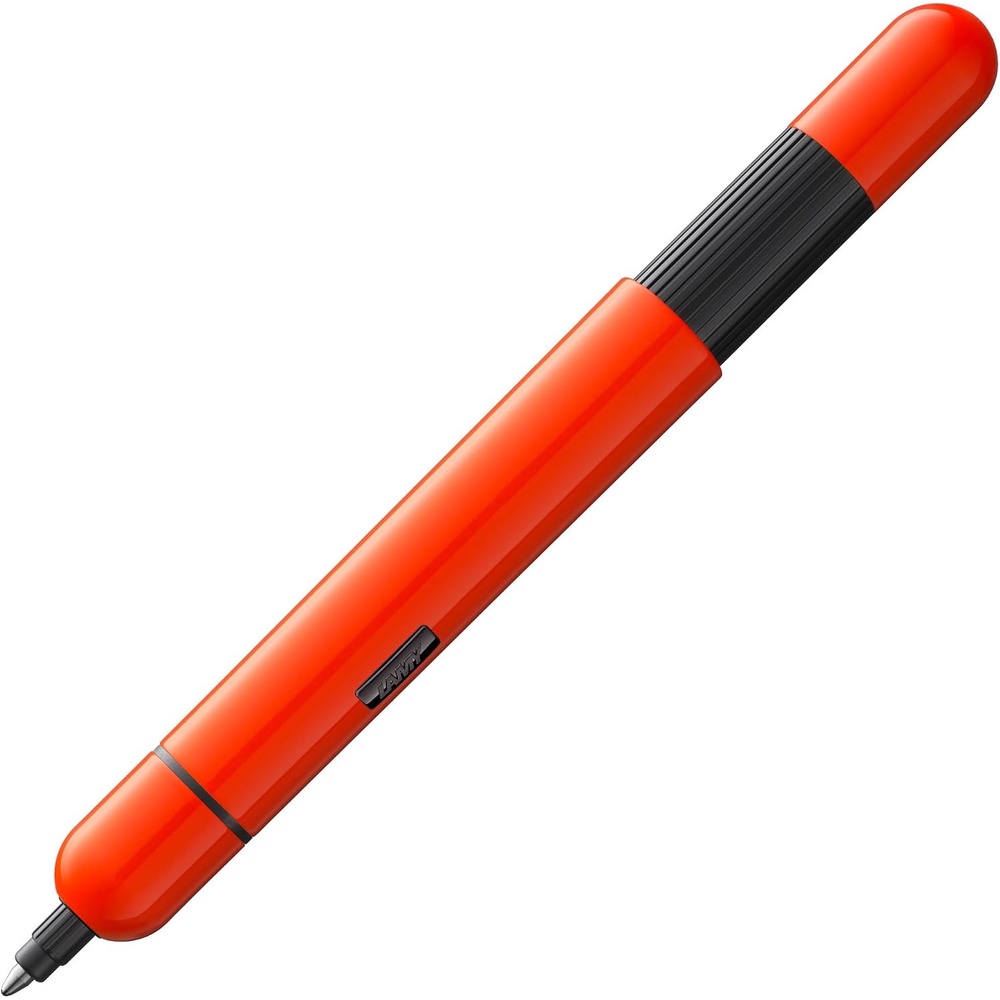 image:imageLAMY Pico 288 Small Pocket Ballpoint Pen Metal in Lacquer Finish in Laser Orange with Push Mechanism Includes Compact Refill Lamy M 22 Line Width M in Black Pack of 1Laser Orange
