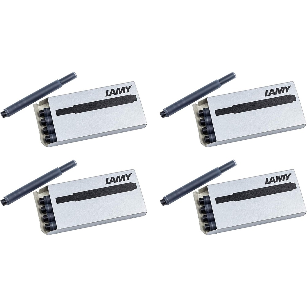 image:imageLAMY T10 Ink cartridges with Large Ink Capacity Suitable for All Lamy Fountain Pen Models Contents 125 ml per Cartridge 5 Pieces per Pack Ink Color Turquoiseblack