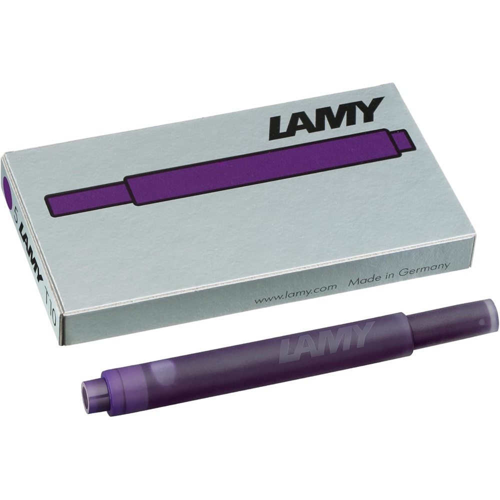 image:imageLAMY T10 Ink cartridges with Large Ink Capacity Suitable for All Lamy Fountain Pen Models Contents 125 ml per Cartridge 5 Pieces per Pack Ink Color TurquoisePlastic