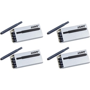 image:imageLAMY T10 Ink cartridges with Large Ink Capacity  Suitable for All Lamy Fountain Pen Models  Contents 125 ml per Cartridge  5 Pieces per Pack  Ink Color Turquoiseblack