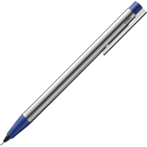 image:imageLAMY logo brushed  timeless Mechanical Pencil with high functionality amp case made of robust stainless steel  including LAMY M 40 fineline refill 07 mmmatt blue