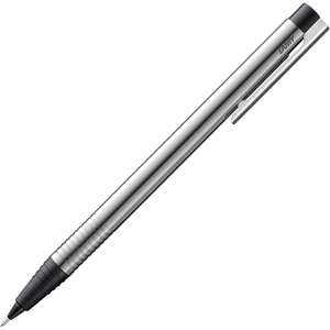 image:imageLAMY logo brushed  timeless Mechanical Pencil with high functionality amp case made of robust stainless steel  including LAMY M 40 fineline refill 07 mmmatt black