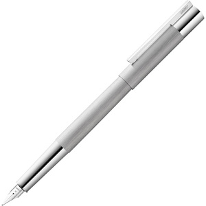 image:imageLamy 1228071 M Scala fountain pen brushed 051 silver