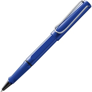 image:imageLamy safari yellow  Rollerball Pen with ergonomic grip amp line width M  for pleasant long writing  made of robust ASA plastic  including rollerball refill M 63 in blueblue